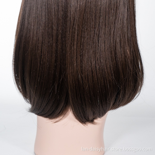 2021 Wholesale Price Long Silky Straight Natural Black Middle Part Lace Frontal Synthetic  Wigs For Black women